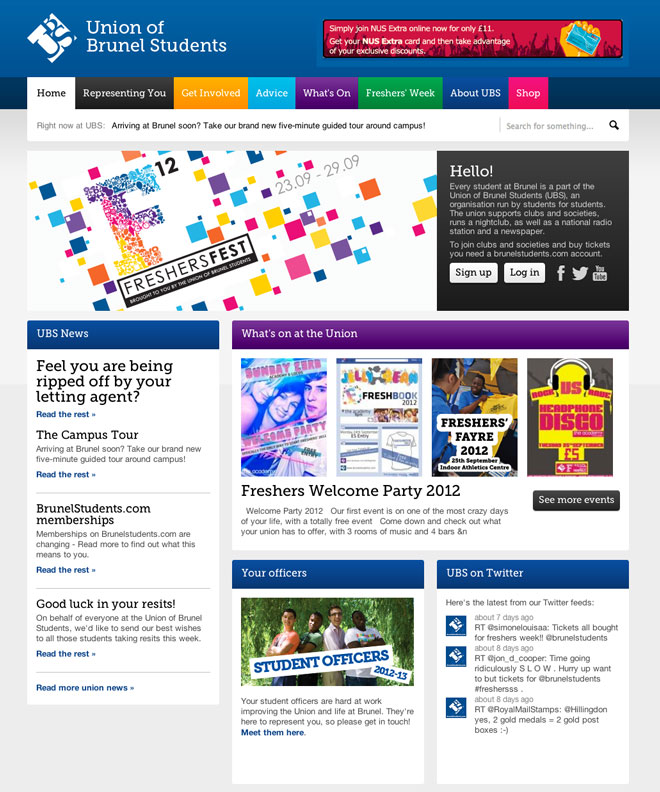 Brunel Students' Union Website