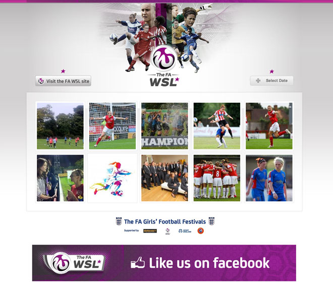 FAWSL Gallery Minisite