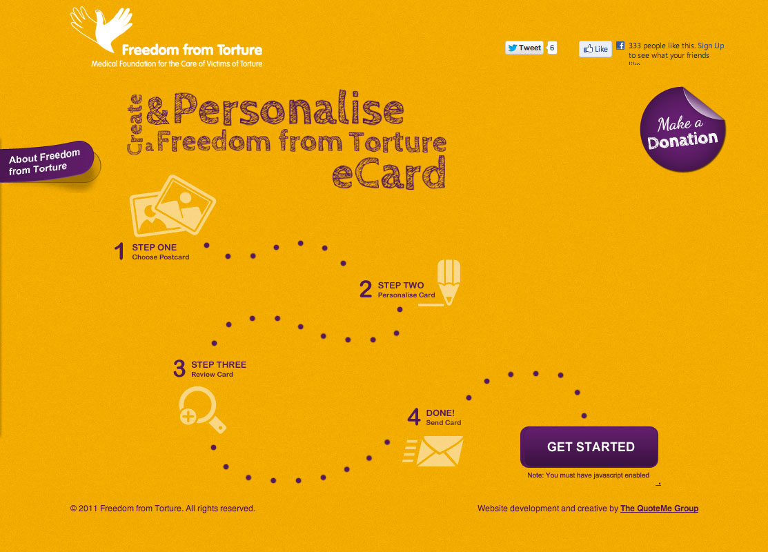 Freedom from Torture E-cards