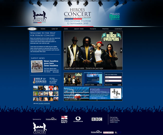 Help for Heroes Concert